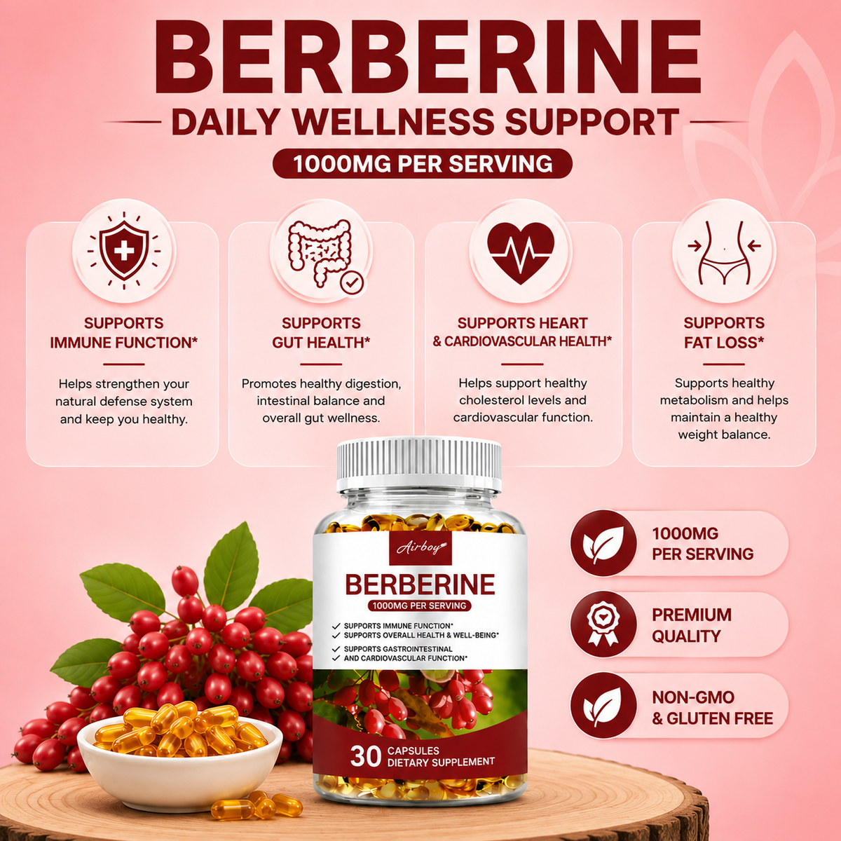Berberine 4-in-1 Wellness Support