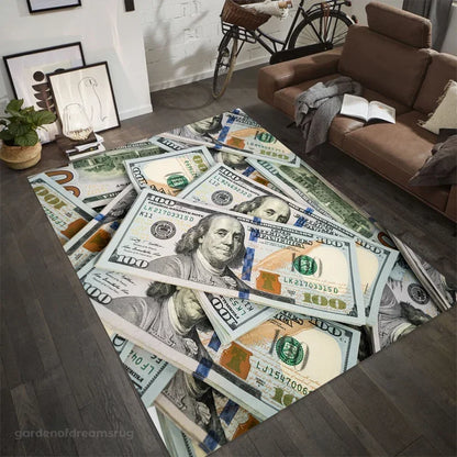 MILLION DOLLAR BILL RUG MAT